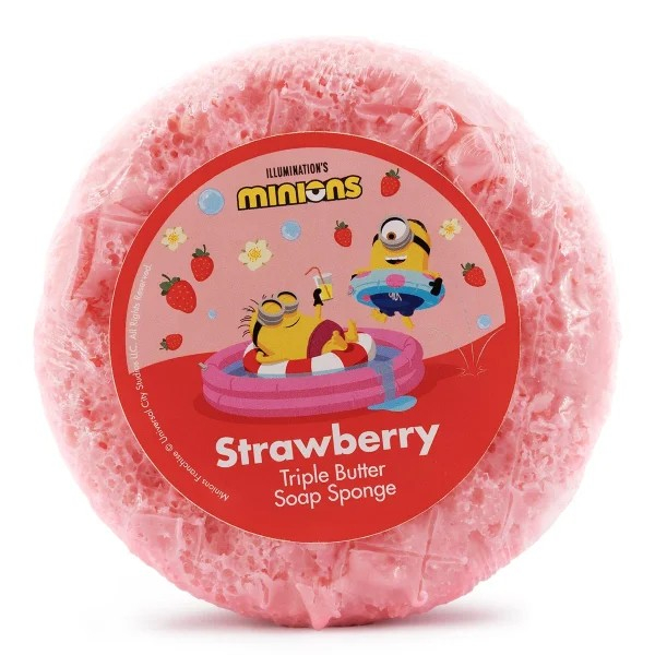 Schwammseife Minions Strawberry 200g